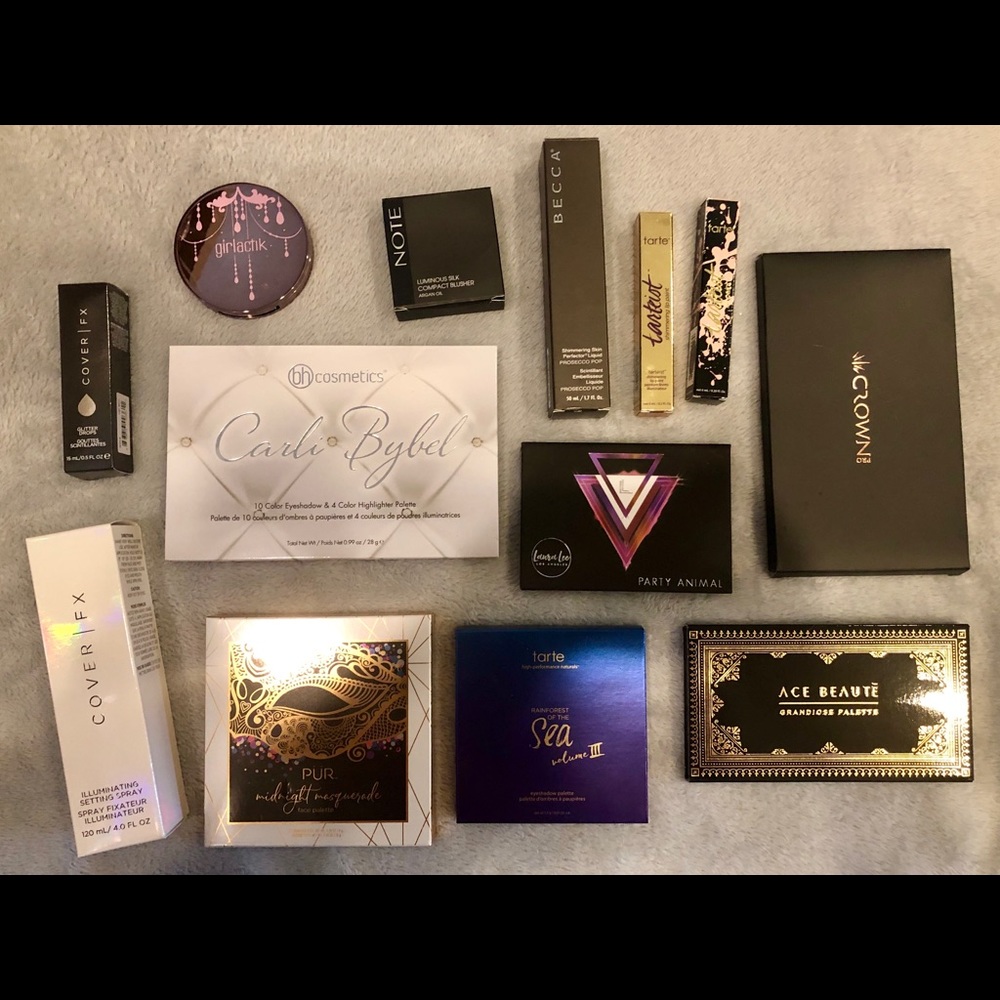 14 Piece High End Makeup Lot $365 Value!